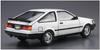 Aoshima Bunka Kyozai Scale The Model Car Series 85 Toyota AE85 Corolla Levin 1500SR 1985 Plastic Model 1/24 No.
