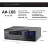 Shile AV-108 Professional Home KTV Power Amplifier CN plug (adapter included)