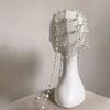 Elegante Perlenhaube für Damen Stilvolle Kopfbedeckung mit Imitationsperlen für Hochzeiten, Partys und den Alltag