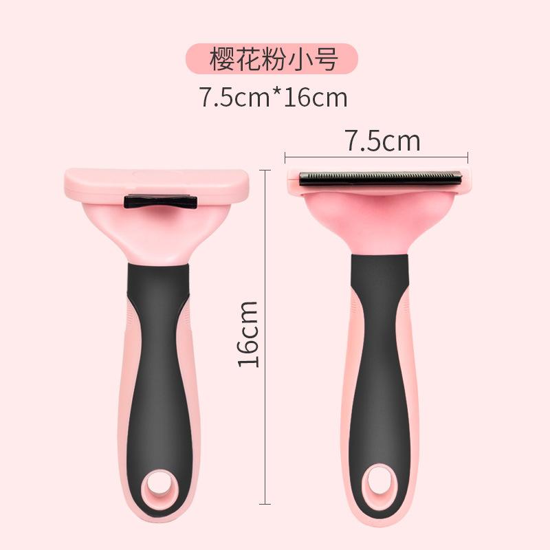 Self-cleaning Dog Needle Comb, Large Pet Comb for Detangling, Removing Loose Hair, Pet Supplies for Cats
