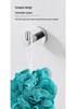 Stainless Steel Tissue Holder with Round Base - Hygienic Towel Ring & Toilet Paper Holder for Bathroom