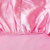 Luxury Pure Satin Queen Bed Sheet Set High End Silky Home Bed Sheets Pillow Cover Single Double Fitted Sheet with Elastic Band