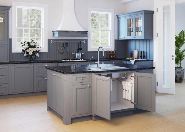 Aquaphor Crystal H Under-Sink Filter, Reduces Limescale, 3-Stage Filtration Up To