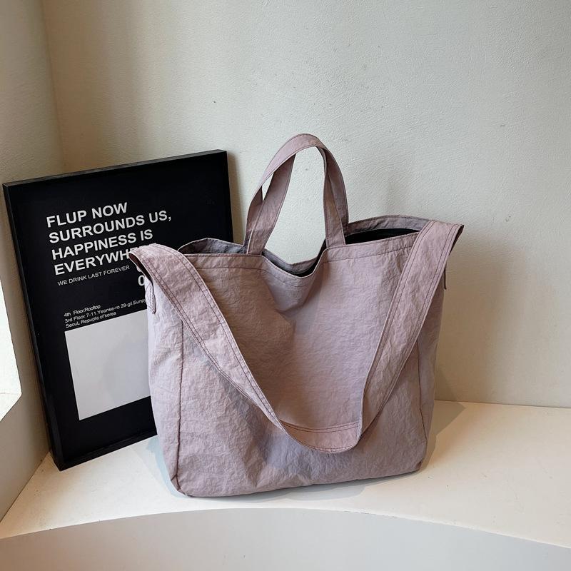 Large Capacity Bag Women's Autumn and Winter Versatile Lazy Wind Shoulder Messenger Bag Commuter Tote Bag