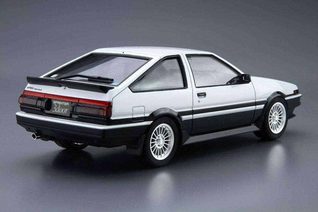 Aoshima Bunka Kyozai Maßstab The Model Car Serie 5 Toyota AE86 Sprinter Trueno 1985 Plastikmodell (AOSHIMA) 1/24 Nr.. GT-APEX