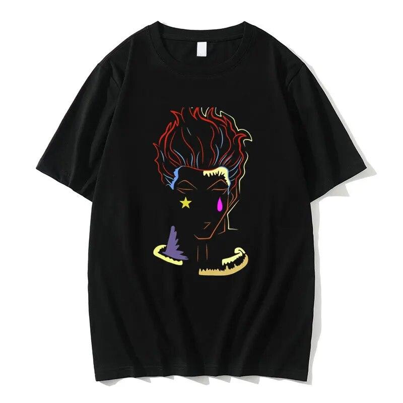 Anime Hunter X Hunter Hisoka Tričko s potiskem Streetwear Unisex Móda Harajuku Tričko Krátký rukáv Unisex Dámské Unisexga Trička pro volný čas