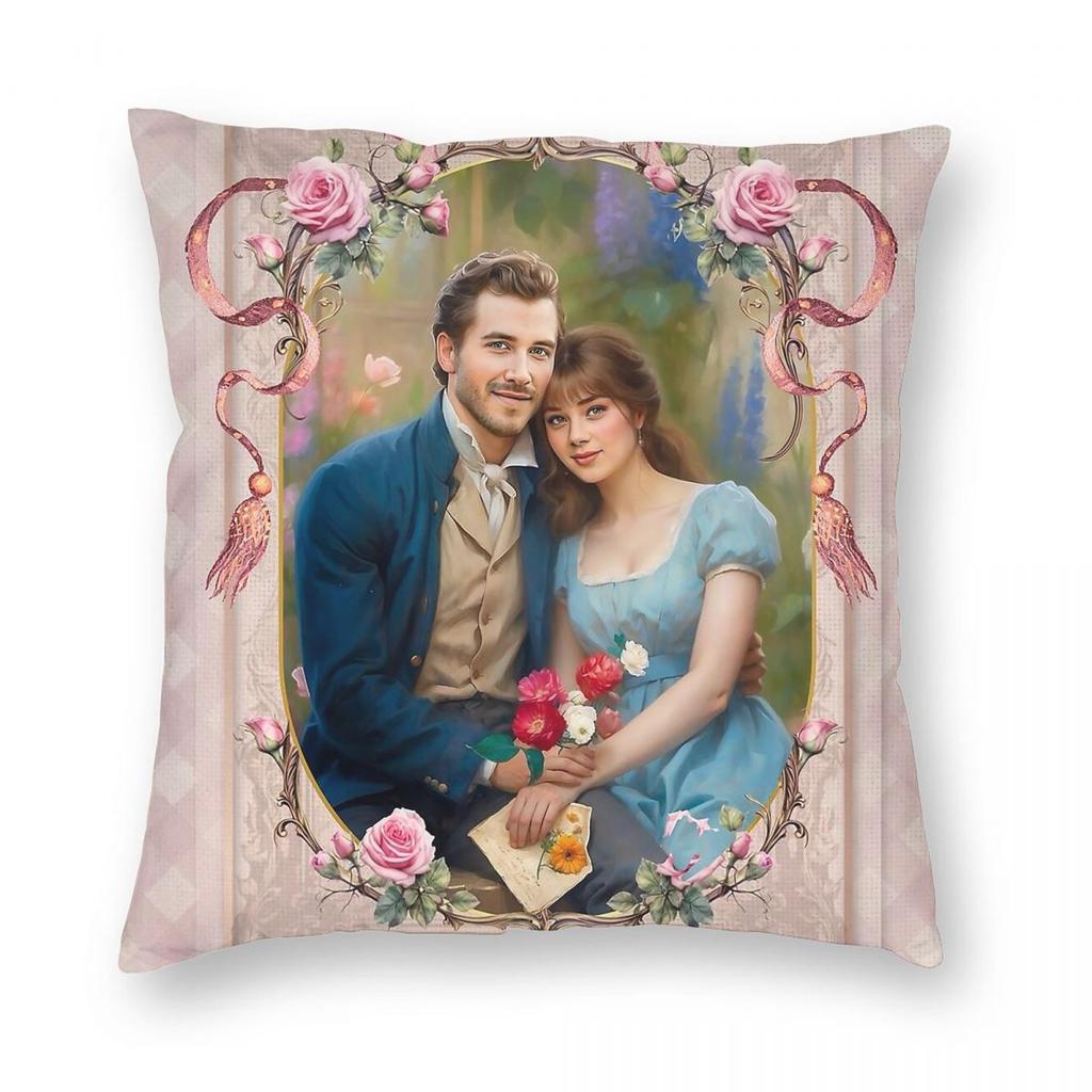 Eloise And Phillip Crane Pillowcase Polyester Linen Velvet Printed Zip Decorative Throw Pillow Case Home Cushion Cover