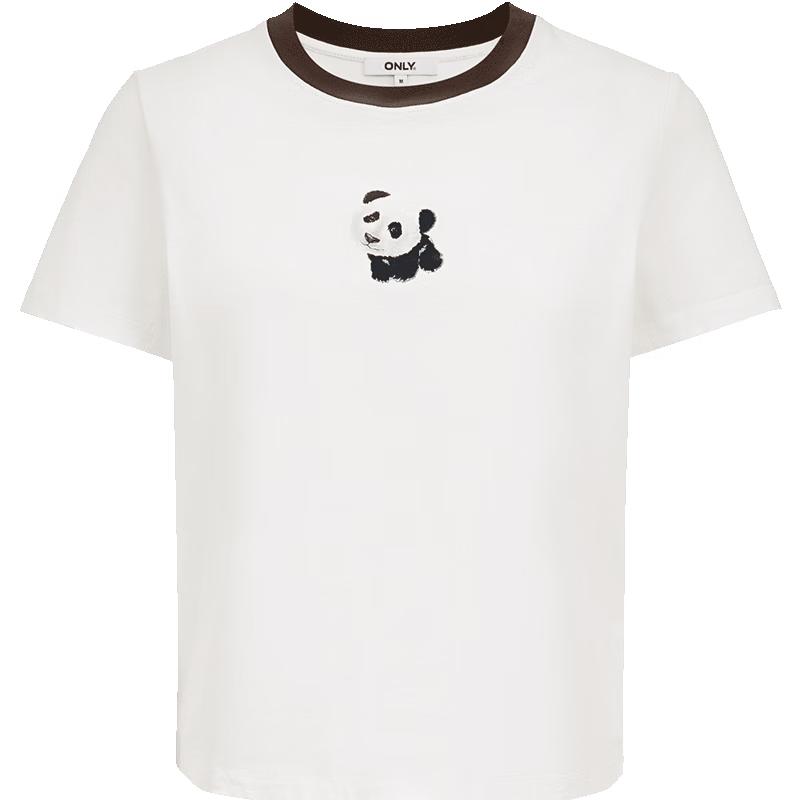 ONLY Women s Guochao Panda Print T-Shirt XL