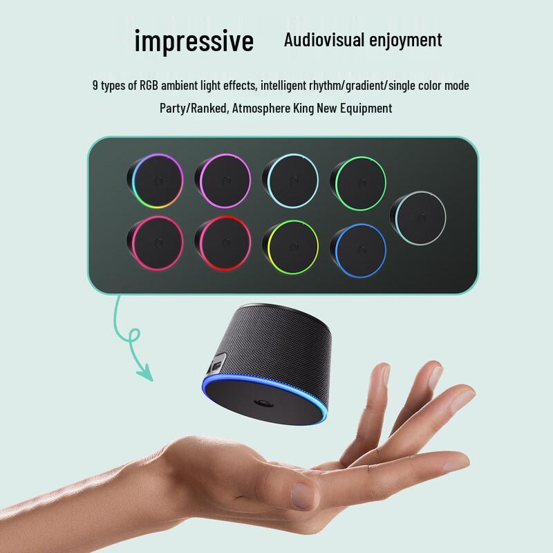 Newsmy Magnetic Portable Bluetooth Speaker with Phone Holder
