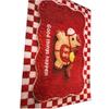 Cute Horse Pattern New Year Door Mat Festive Red Non-slip Door Carpet Water Absorption Foot Mat Home Decorations
