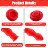 10/20Pcs Tip Seal Cap Glass Rubber Sleeve Latex Leather Tip Nozzle Protector Leak Proof Seal Sleeve