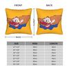 Funny Clowns B-Bozoeds Pillow Cover Novelty Pillow Case For Sofa Bedroom Home Decor Comfy Cushion Cover Gift