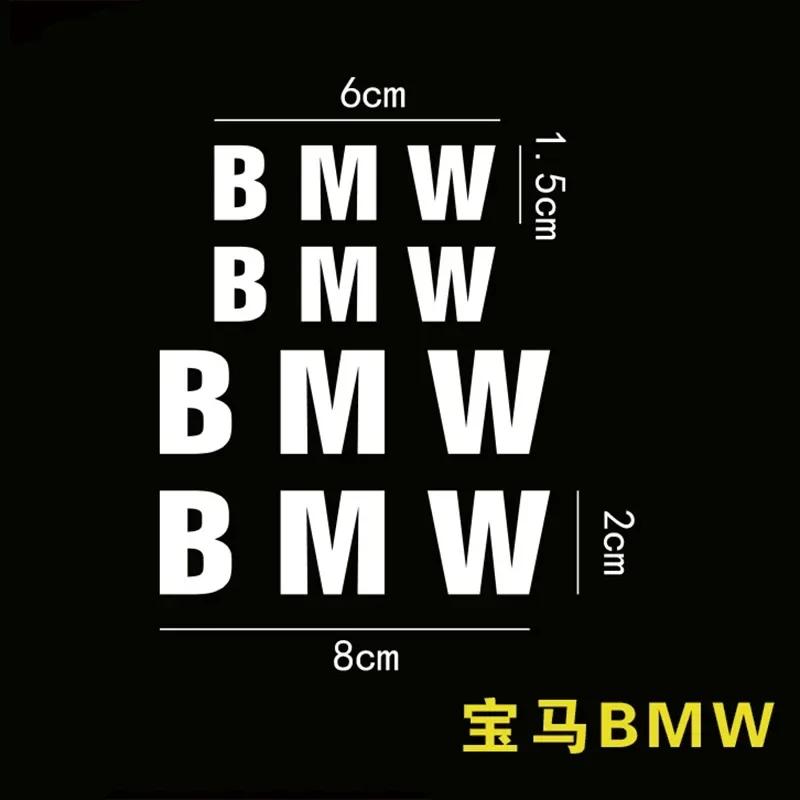 4 st Bromsoksklistermärke för bmw M Klistermärke X1 X3 X4 X5 X6 X7 e46 e90 f20 e60 M3 M5 M6 Biltillbehör styling