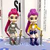New In Stock 6Pcs/Set Q Version Hunters Anime Figure Model Collection Statue Desk Decoration Dolls Children Toys Halloween Gifts