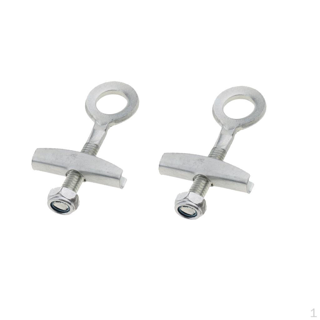 2Pcs Axle Chain Adjuster Bolt Tensioner Fits 47CC Pocket Mini Dirt Bike