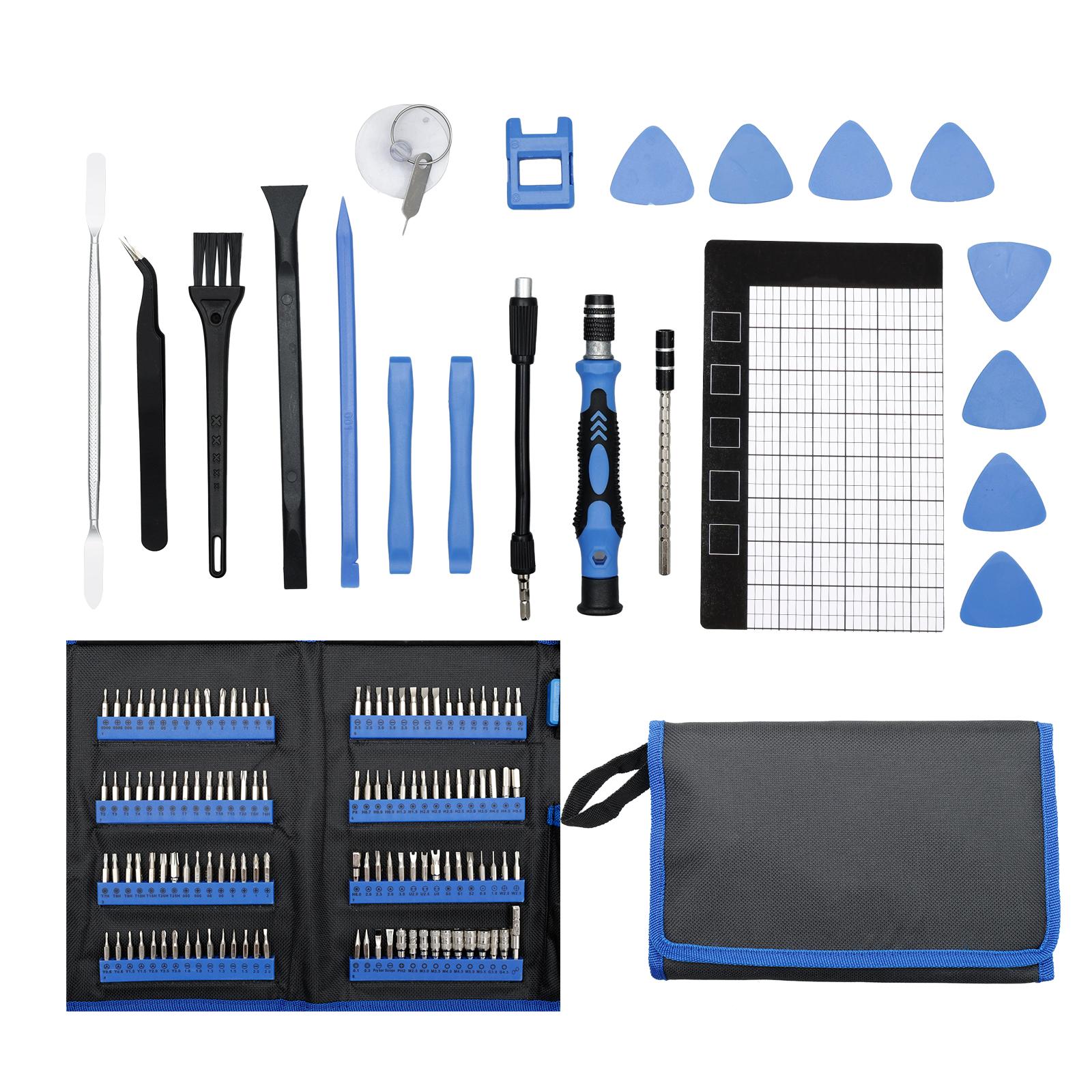 

Набір прецизійних викруток 58/141 шт. в 1 з бітами Професійний міні-набір інструментів для ремонту для iPhone, MacBook, комп ютера, ноутбука