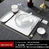 Elegant Ceramic Hotel Dining Set