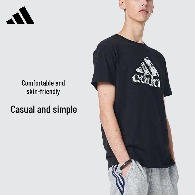 Adidas Men s Breathable Crew Neck Sport T-Shirt S