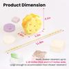 Silicone Shower Steamers Tray, Hanging Durable Aromatherapy Diffuser for Shower Steam, Bathroom Accessory for Self-Care