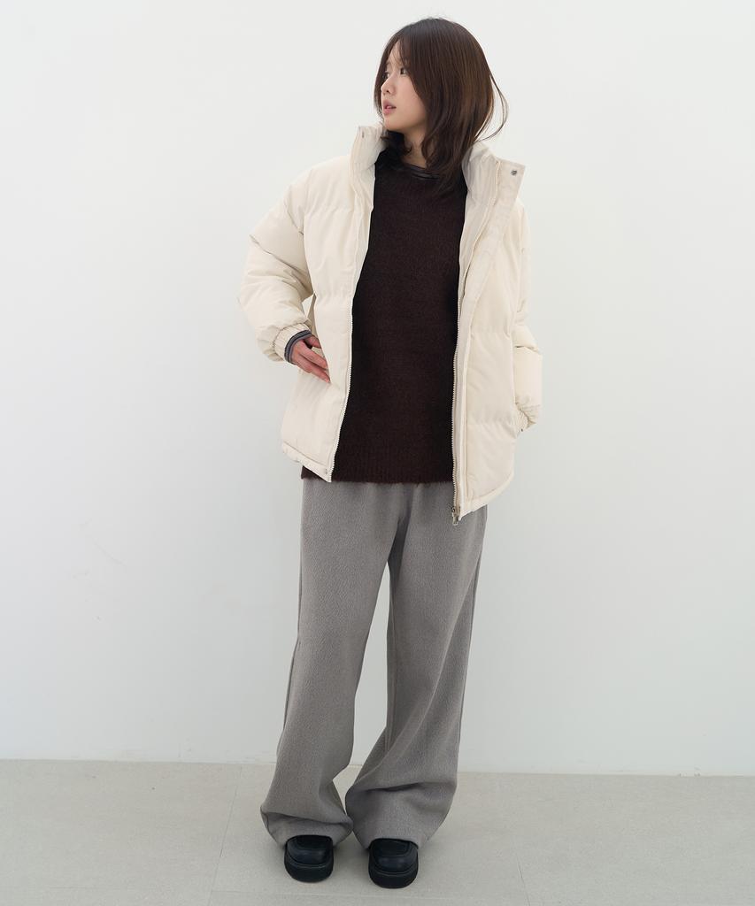 Julliapepe Daily Wool Banding Pants (Grey)