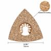 5pcs Carbide Grit Oscillating Multitool Blades Carbide Rasp Blades Multitool Saw Blades  Rasping