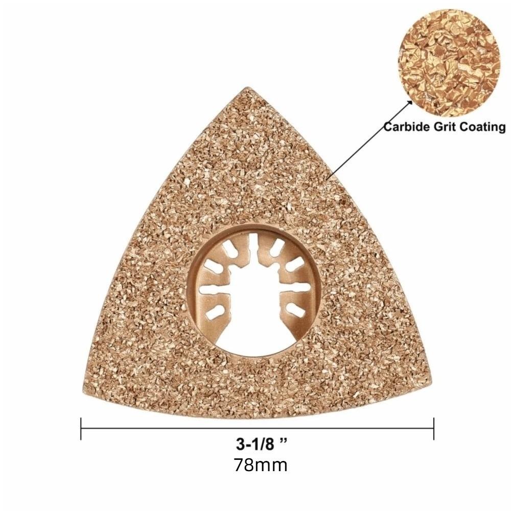 5pcs Carbide Grit Oscillating Multitool Blades Carbide Rasp Blades Multitool Saw Blades Rasping