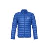 EA7 Letter Print Warm Stand Collar Zipper Lightweight Long Sleeve Down Jacket Men Jackets Blue 8NPB01-PN29Z-1598
