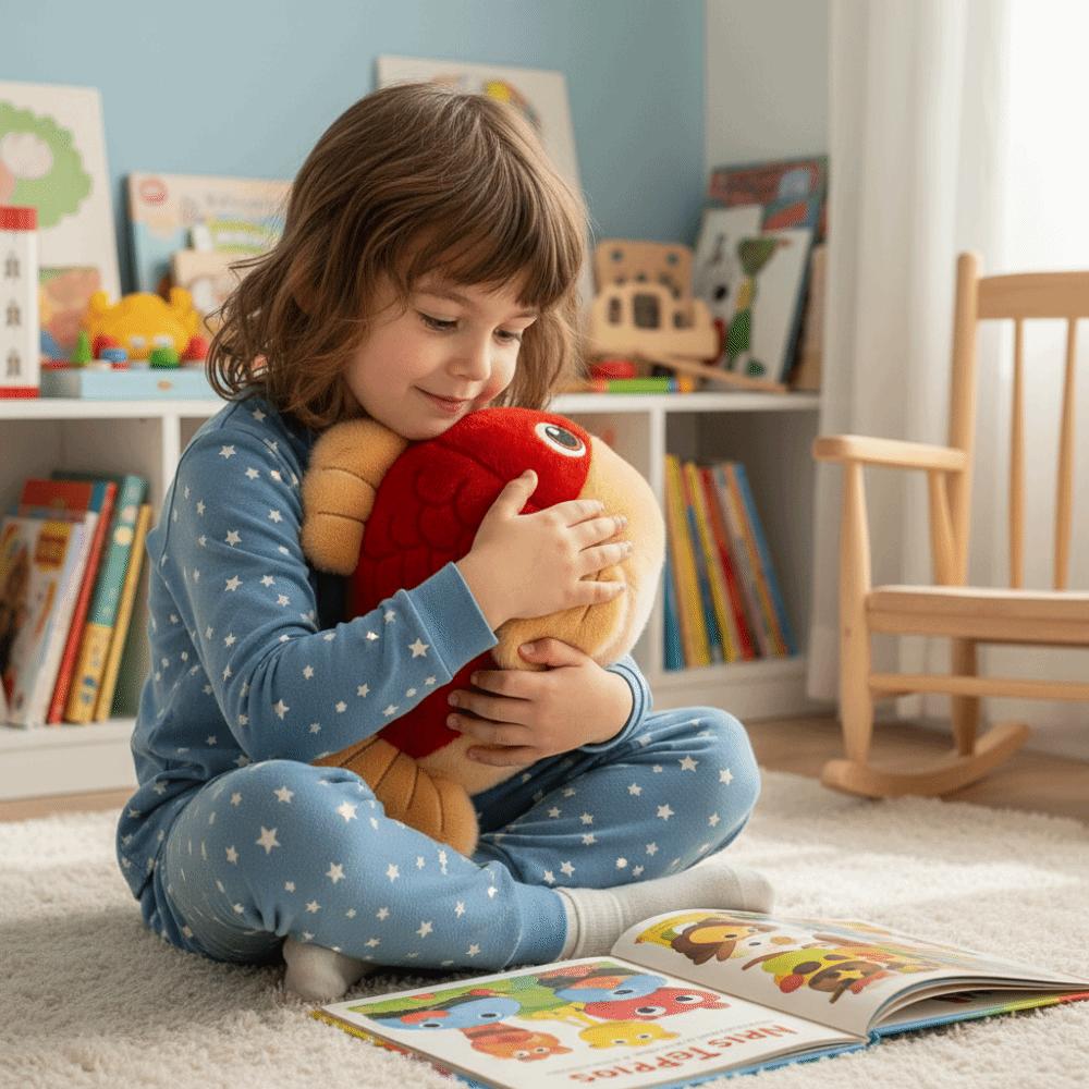 Cute Simulated Carp Fish Doll Plush Material Koi Plush Toy Goldfish Stuffed Doll  For Kids