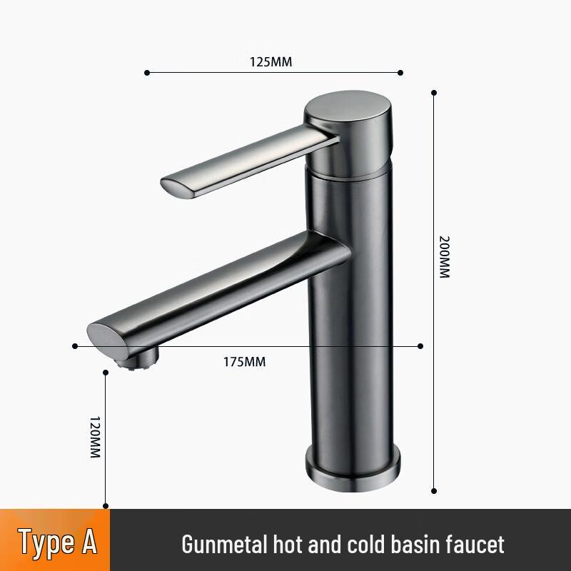 TLXT Wall-Mounted Single Cold Water Basin Faucet
