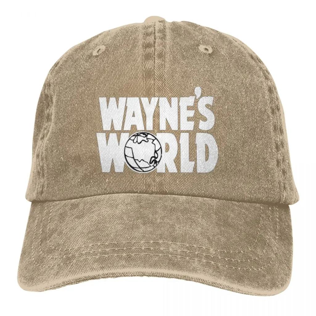 Waynes World Baseballcaps Populær Komedie Kpop Rock Truckerhatt Pustende Unisex Menn Mote Egendefinert Logo Baseballcaps