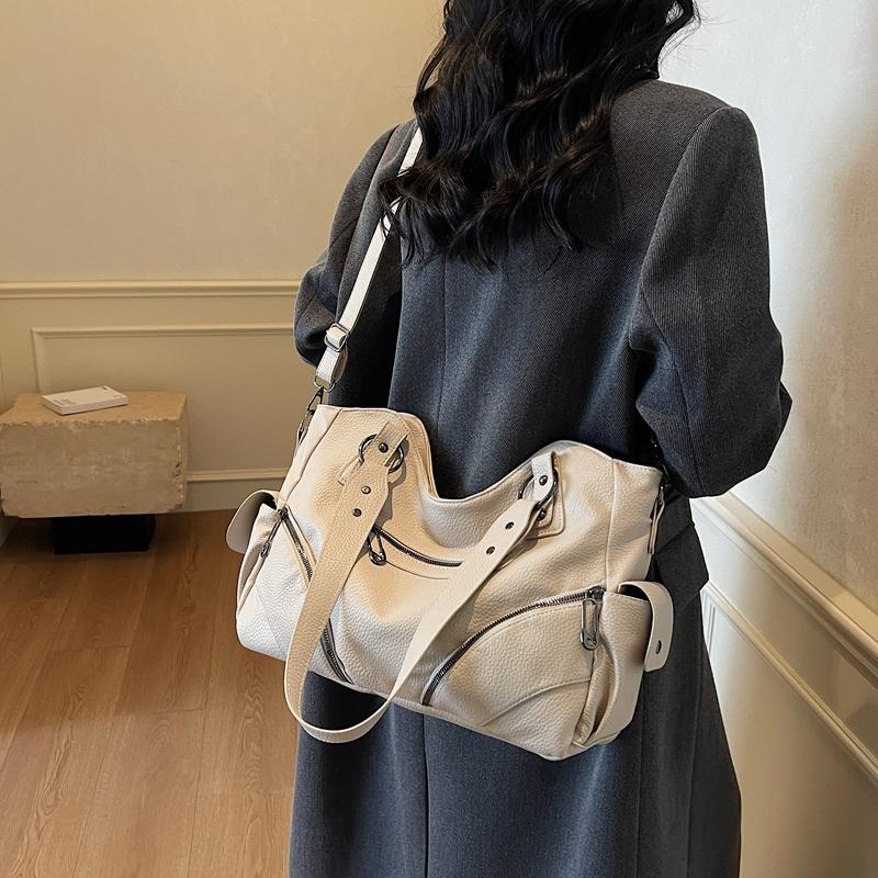 Torba PU Tote o Dużej Pojemności Damska Torba na Ramię