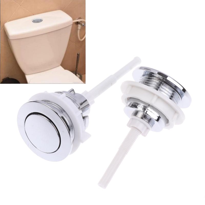 1 Piece Toilet Tank Push Button For Home Toilet Seat Corrosion-Resistant Single Button Toilet Water Tank Accessories