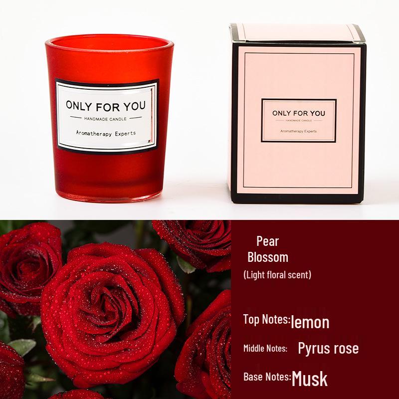 

Custom Scented Candle with Long-lasting Fragrance, Sleep Aid, Bedroom Light, High-end Souvenir, Romantic Gift Ornament