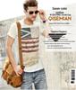 Men's Seven-Color Cotton Canvas Crossbody Bag - Student & Outdoor Casual Messenger Style