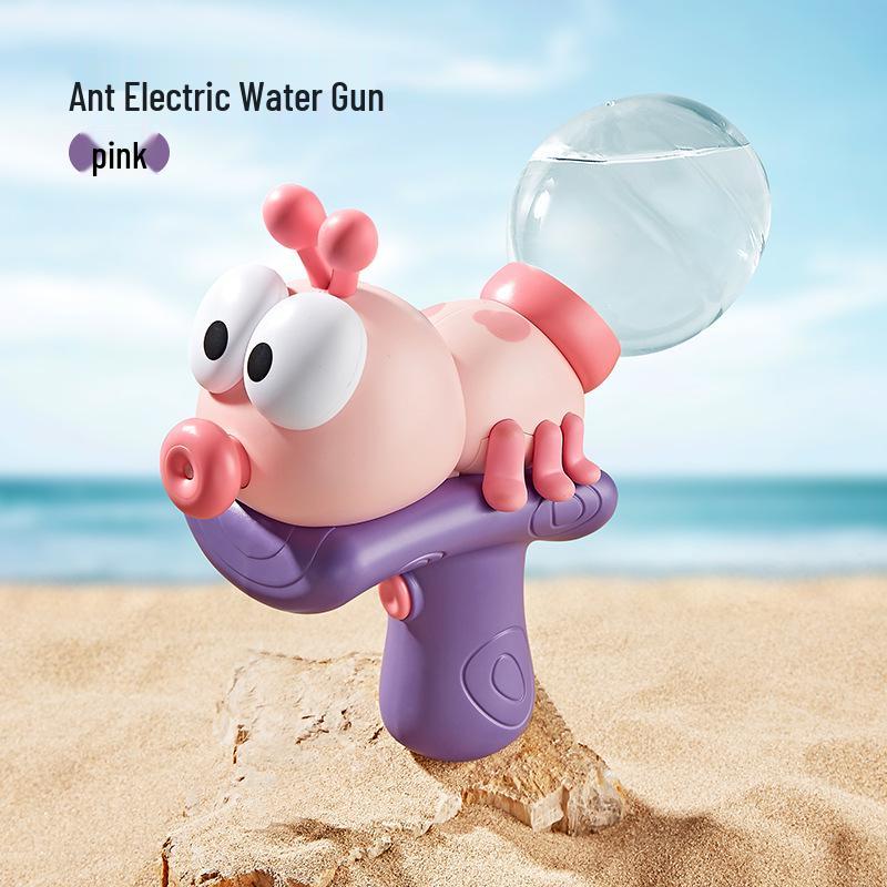 Summer Kids  Ant Cartoon Electric Water Squirt Gun for Beach and Bath Play