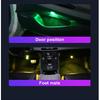 Wireless Adhesive LED Car Interior Ambient Light Remote Control Decor Auto Roof Foot Atmosphere Lamp Bicycle Tail Light