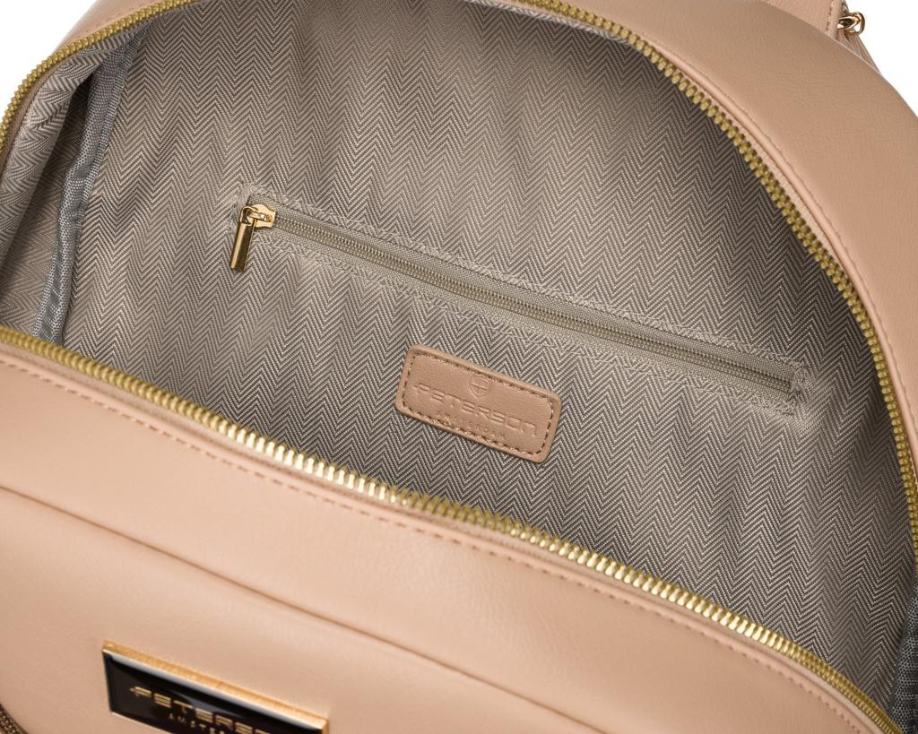 Women's backpack PTN T39013-0098 D. Beige