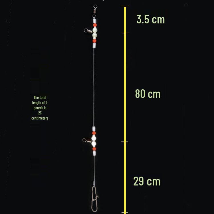 Светящаяся в темноте тыква-вертлюг: Трехкрючковый держатель для удочек для морской рыбалки с аксессуарами для поплавков