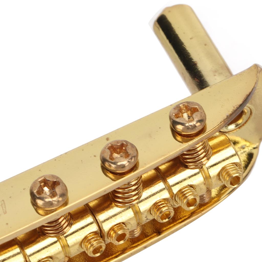 Electric Guitar Bridge 6 String Tailpiece Metal Instrument Accessory for