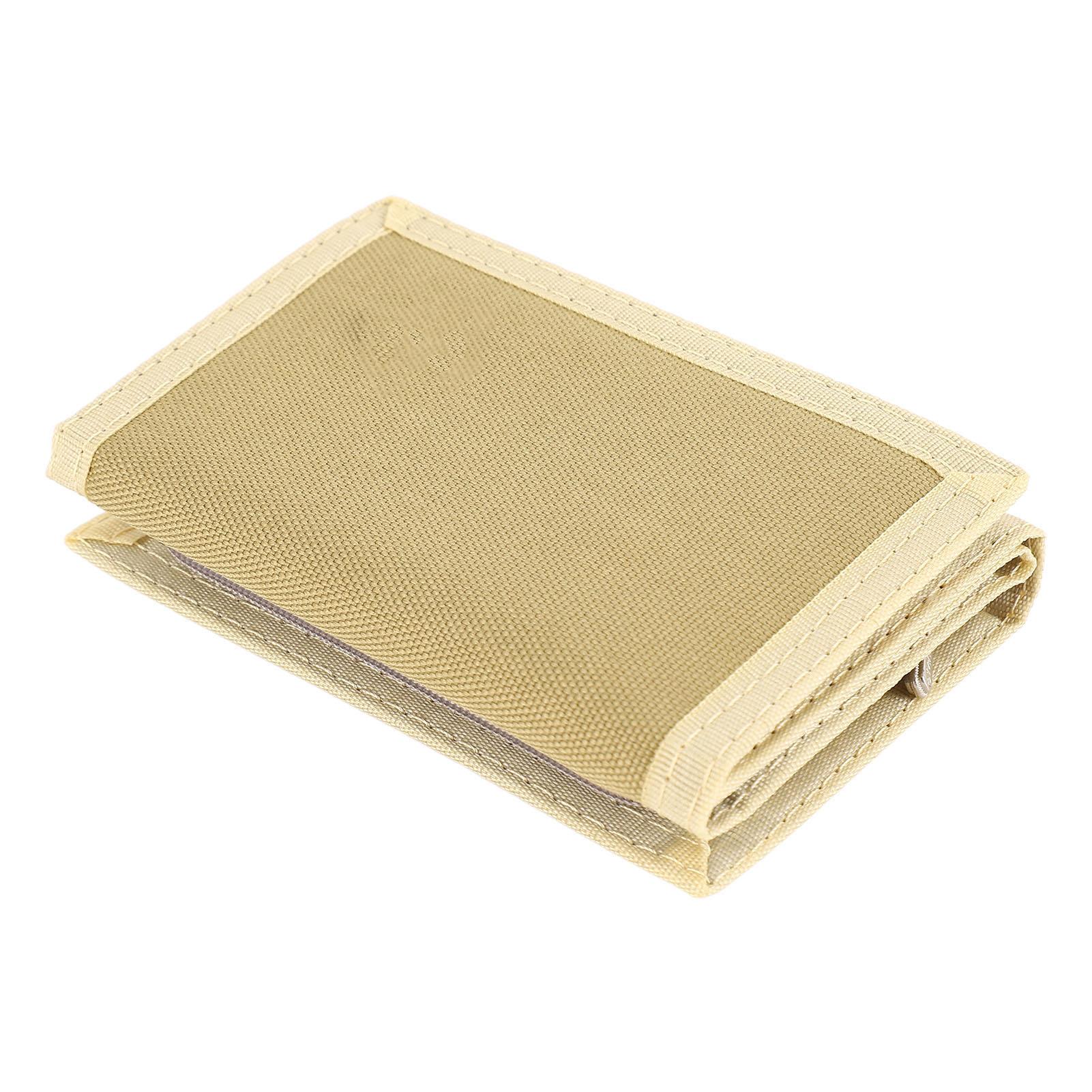 Мужской холщовый кошелек многофункциональный карман на молнии отделения для карт модный компактный легкий кошелек хаки свободный размер