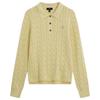 Women's Bryna Embroidered Cable Knit Polo Sweater