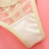 Sexy Panties Net yarn G String Thong Women Low-rise Underwear Ladies Cross strap Lingerie  K79