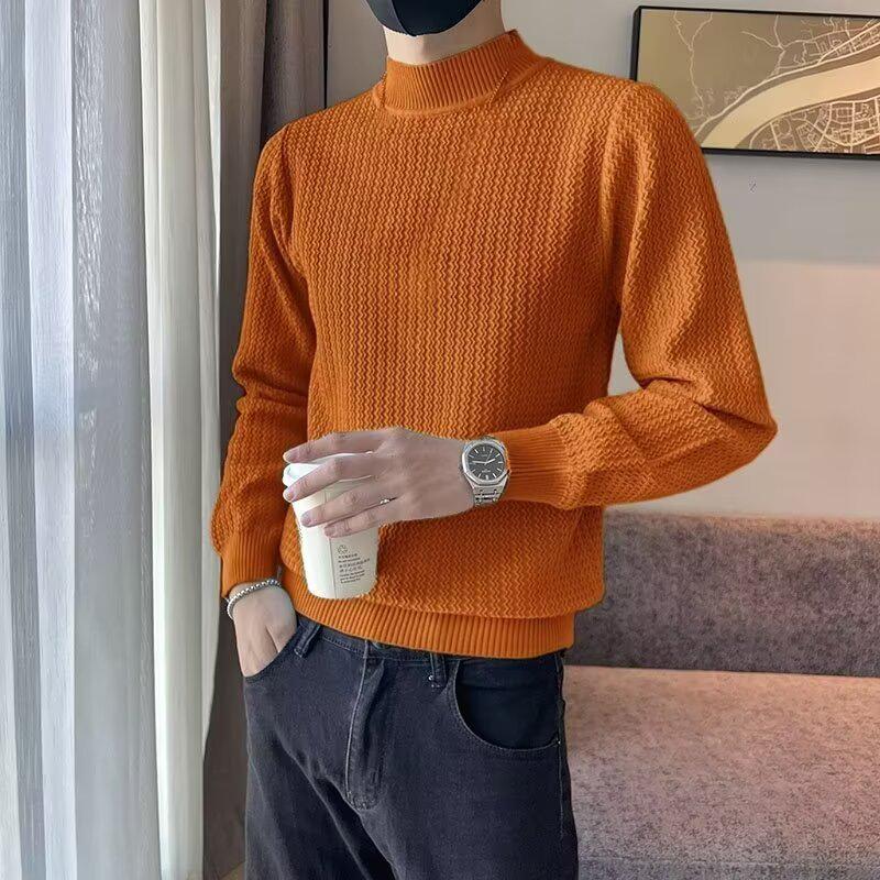 Men's Harajuku Style Sweater - Trendy, Artistic & Versatile Knitwear