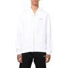 OFF WHITE Jackets Men's White Hooded Non Detachable Moderate Other OMBE013F22FLE0070110