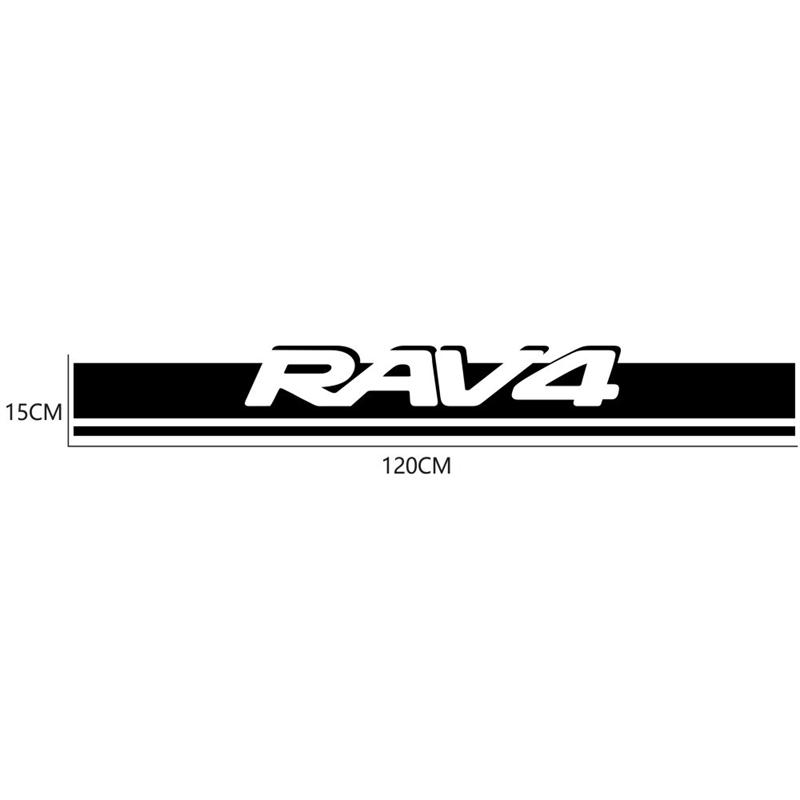Pruhy na auto Motorsport Módní samolepky na auto Dekorace RAV4 DIY Potah na auto Vinylová grafika Pro dekoraci auta Příslušenství