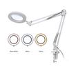 Magnifying Glass Magnifier with 64 LEDs Clamp Clip Light 8X Magnification 10 Levels Adjustable