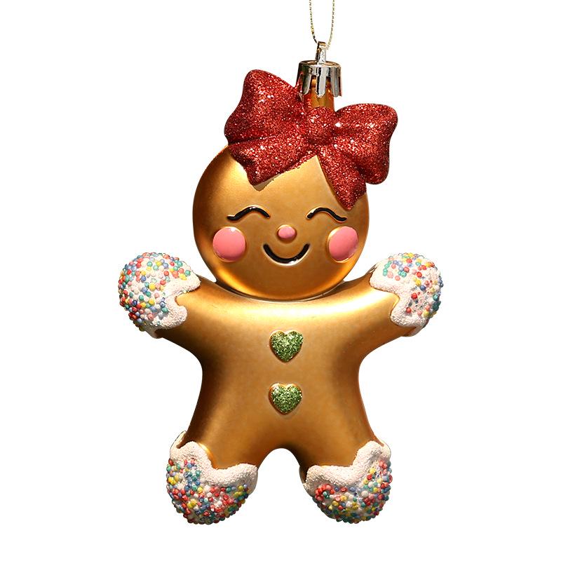 Pink Cartoon Christmas Tree Ornament with Glitter Sequins - Ins Style
