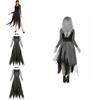 Dark Vampire Bride Halloween Costume For Women With Lace Polyester For Cosplay And Party