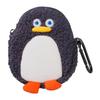 Compact Pouch Penguin Boucle Gray Brunch Brother