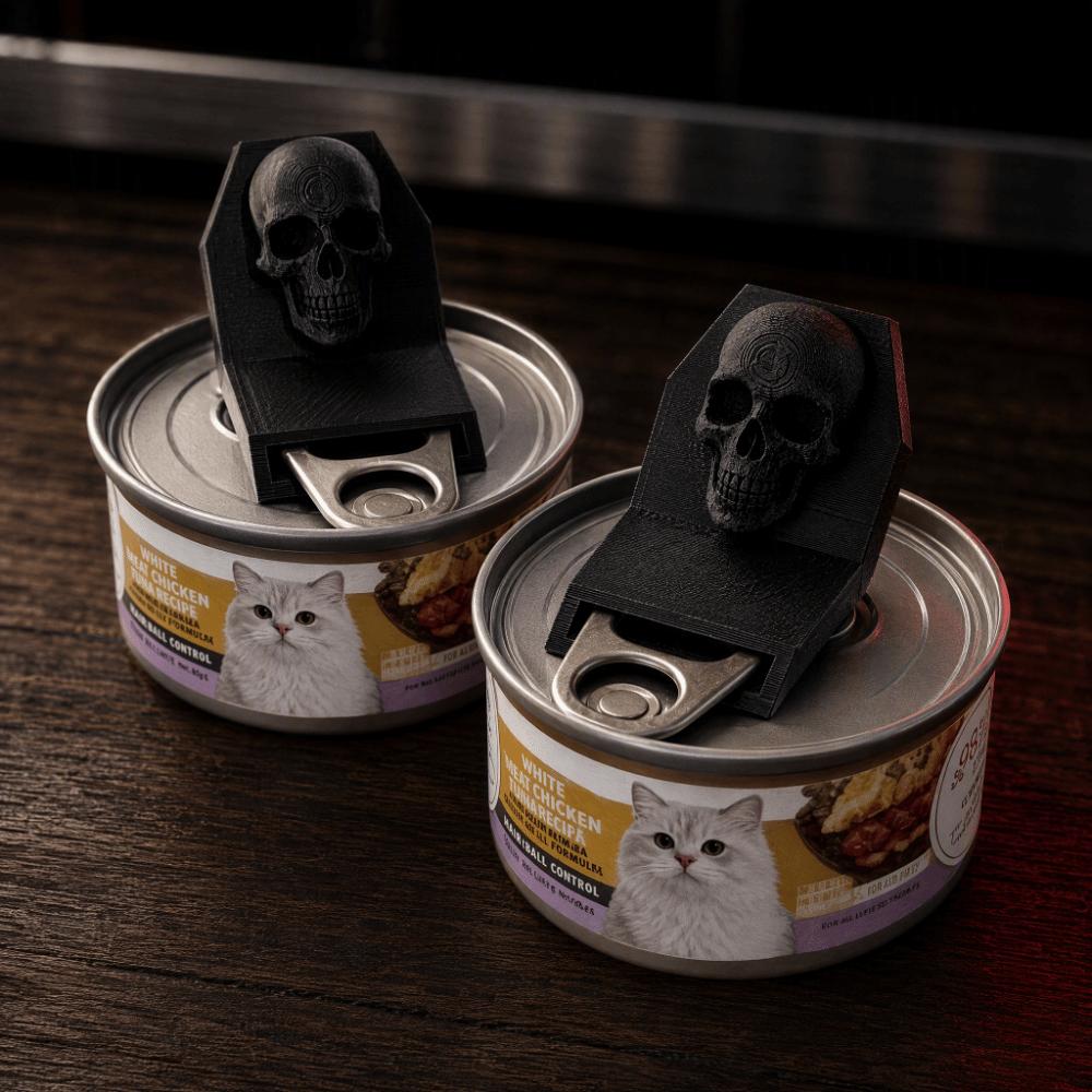 Reusable Gothic Skull Opener Anti-Slip Kitchen Grip Opener Halloween Can Opener Outdoor Camping